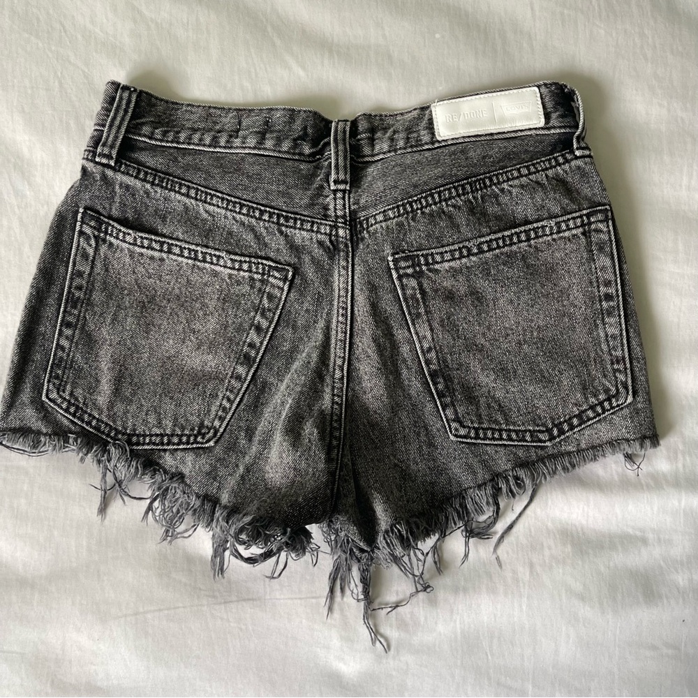 Levi’s x Redone black denim shorts